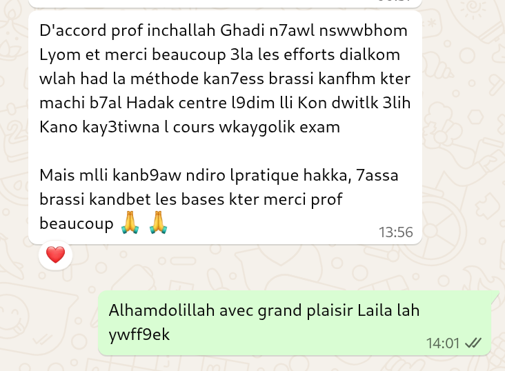 WhatsApp Feedback Laila